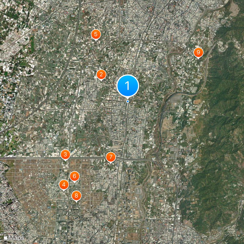 Distretto di Tanzi Mappa