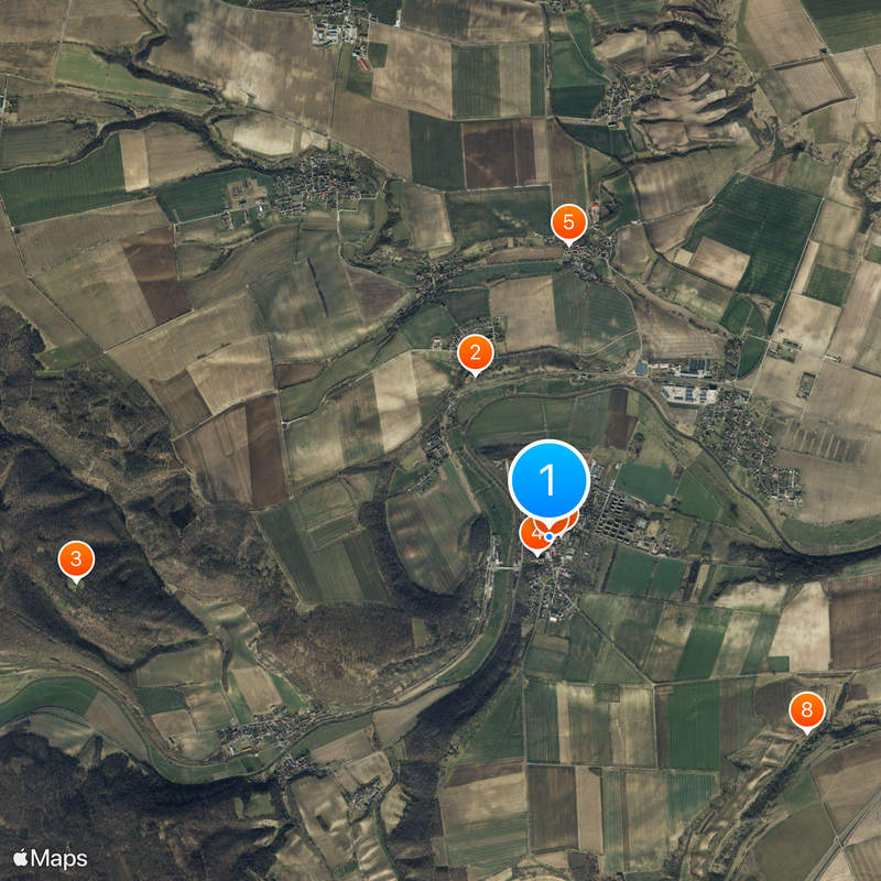 Nebra-sur-Unstrut Carte