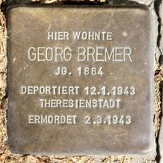 Stolperstein dedicated to Georg Bremer
