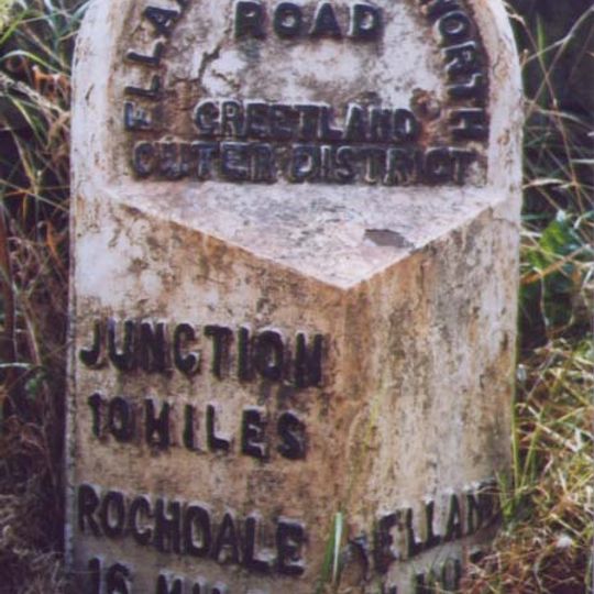 Milestone Opposite High Trees Lane