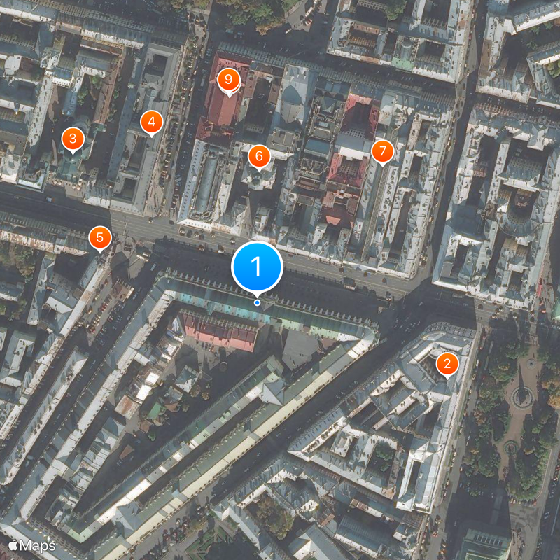 Great Gostiny Dvor Map