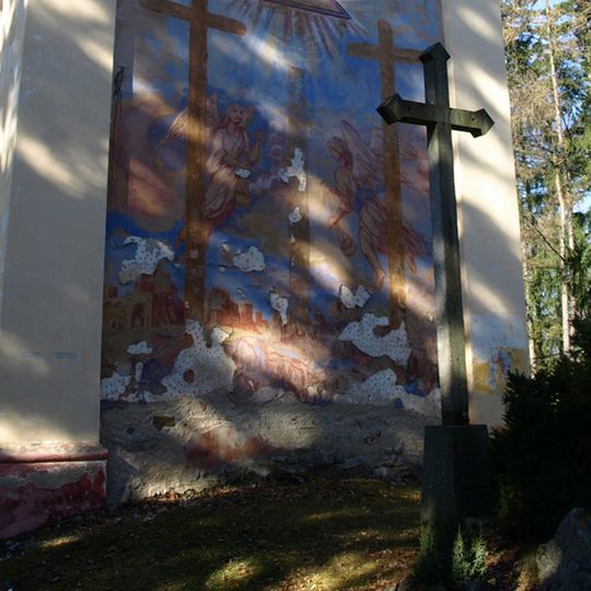 Kříž na Kalvarii v Česticích