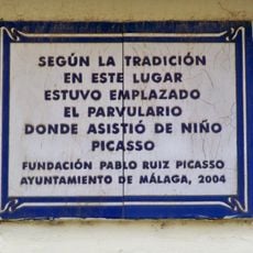 Placa a Pablo Picasso