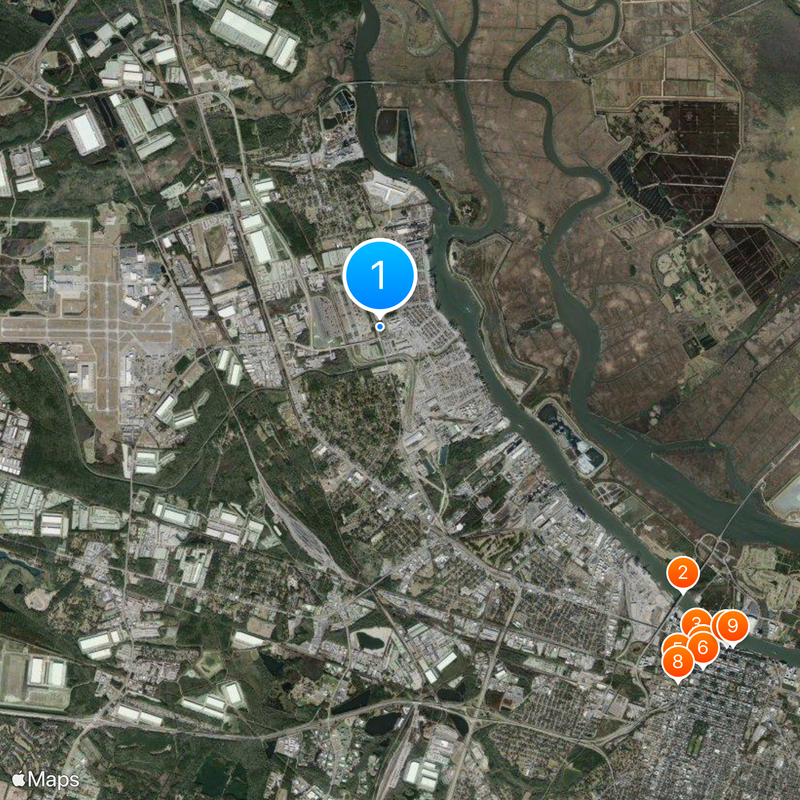 Port of Savannah Map