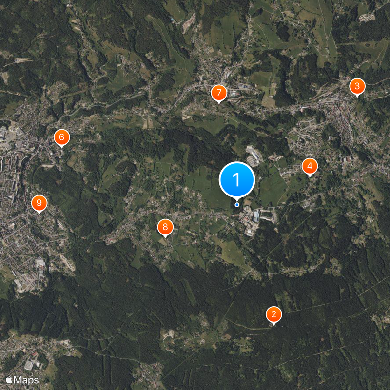 Lusatian Nysa Map