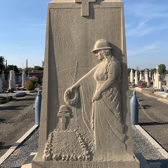 Monument aux morts du cimetière de Cras-sur-Reyssouze