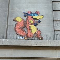 Chiper de Dora en pixel art mosaique