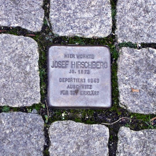 Stolperstein em memória de Josef Hirschberg
