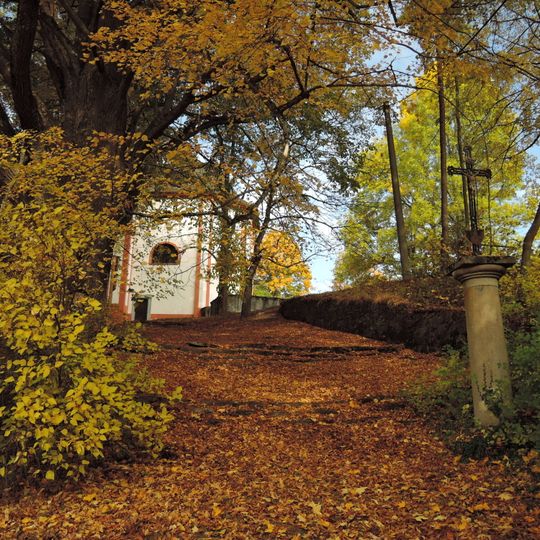 Lípy u kostela v Zelené Lhotě