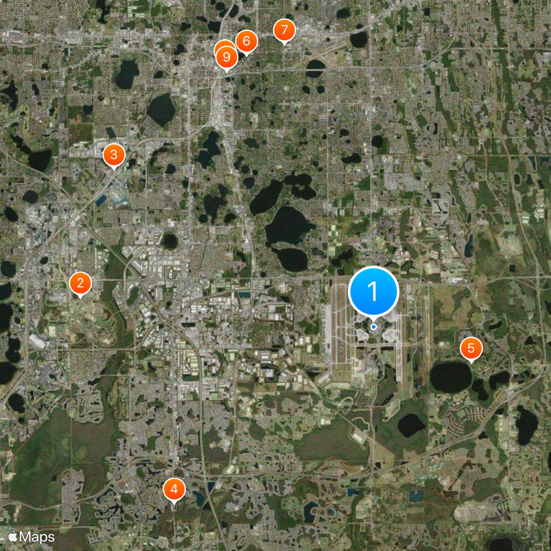 McCoy Air Force Base Map
