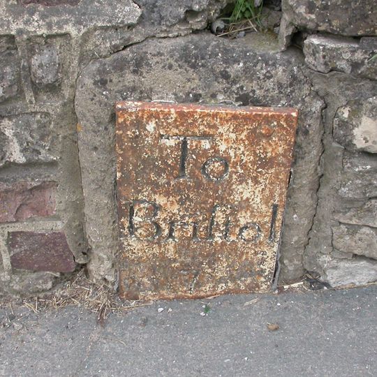 Milestone About 130 Metres West Of The Lawn