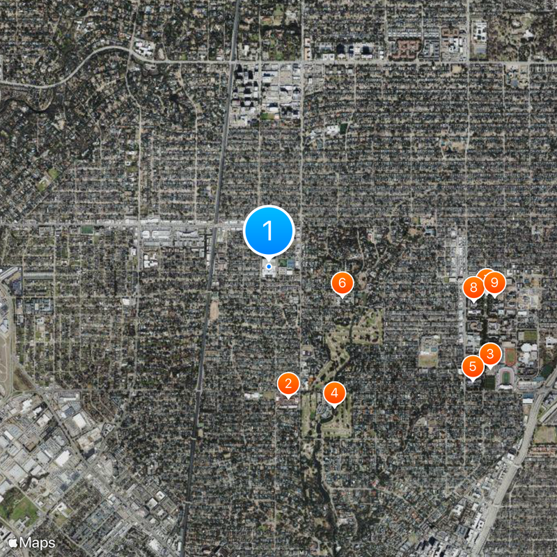 Highland Park High School Map