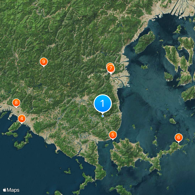 Hiroshima Toyo Carp Yuu Baseball Ground Mappa