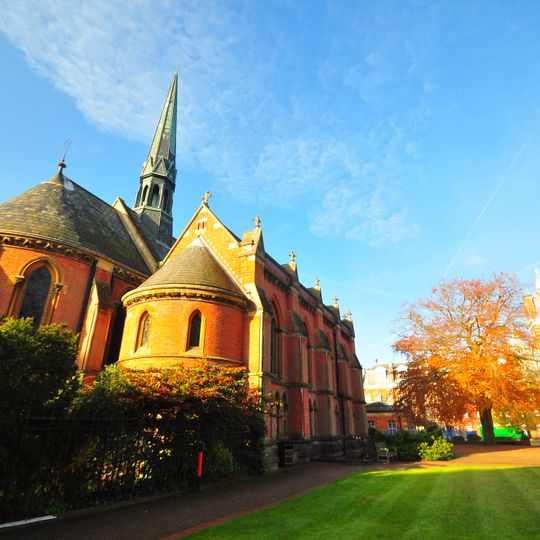 Chapel At Wellington College With Porch Colonnade And Gateway Adjoining West End