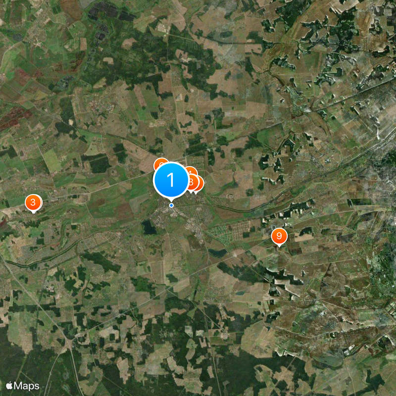 Smaliavičy Map