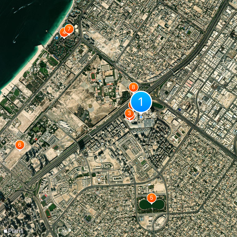 Mall of the Emirates Carte