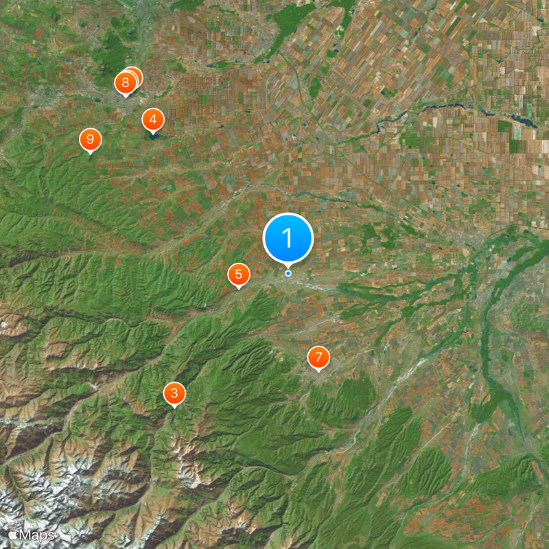 Baksan Map