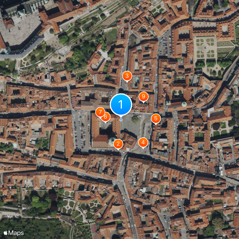 Charles University Map
