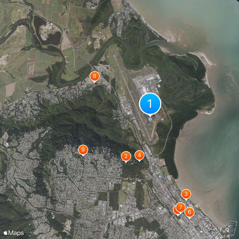 Cairns Airport Map