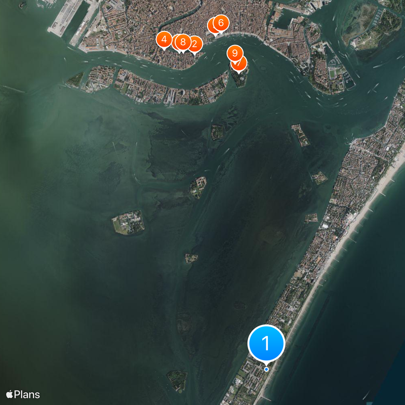Lido di Venezia Mappa