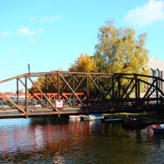Jaskółcza Island Bridge in Szczecin