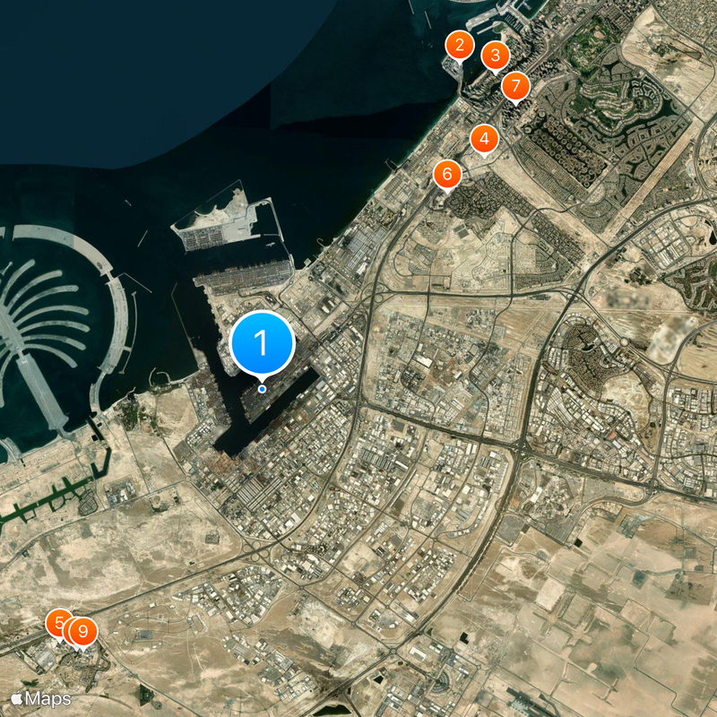 Jebel Ali Free Zone Map