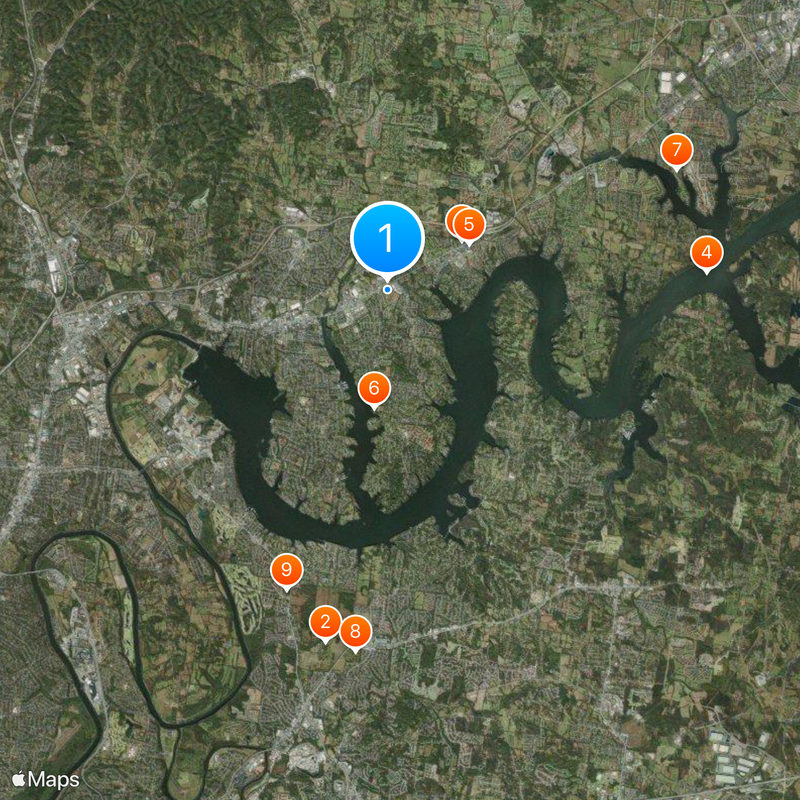 Hendersonville Memory Gardens Map