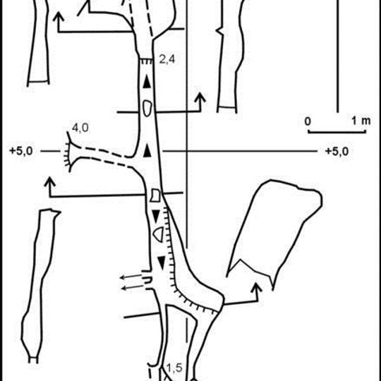 Szczelina w Kudłoniu