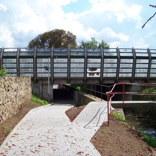 Highway bridge over the Dibeřský potok