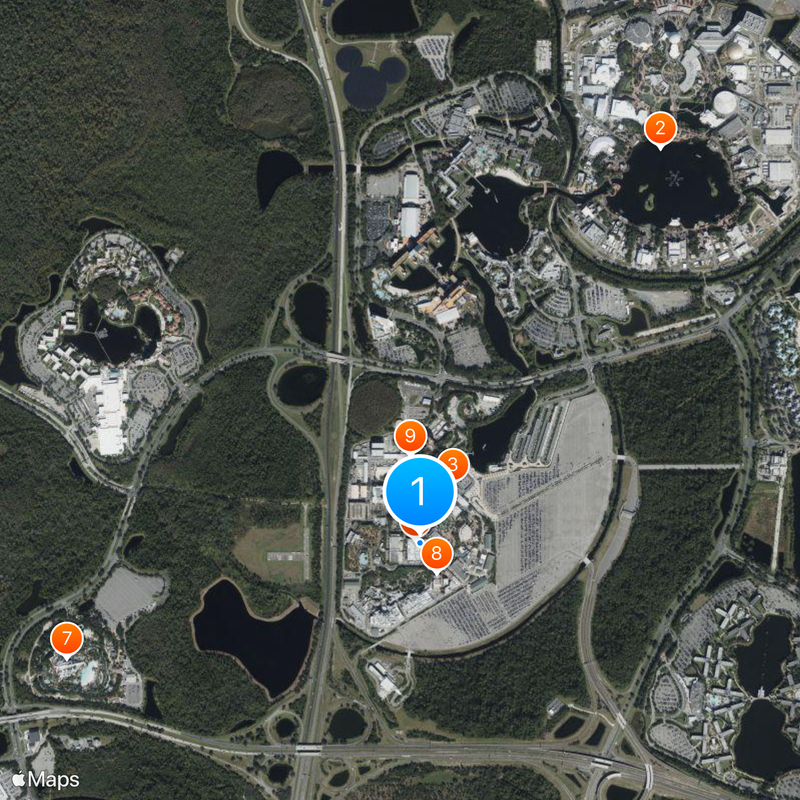 Sci-Fi Dine-In Theater Restaurant Mappa