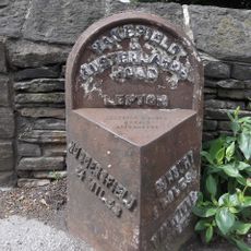 2.25 Miles Post In Front Of Number 24