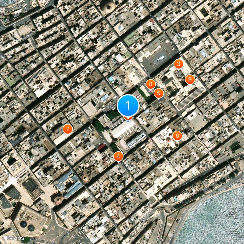 The Beheading of Saint John the Baptist Map