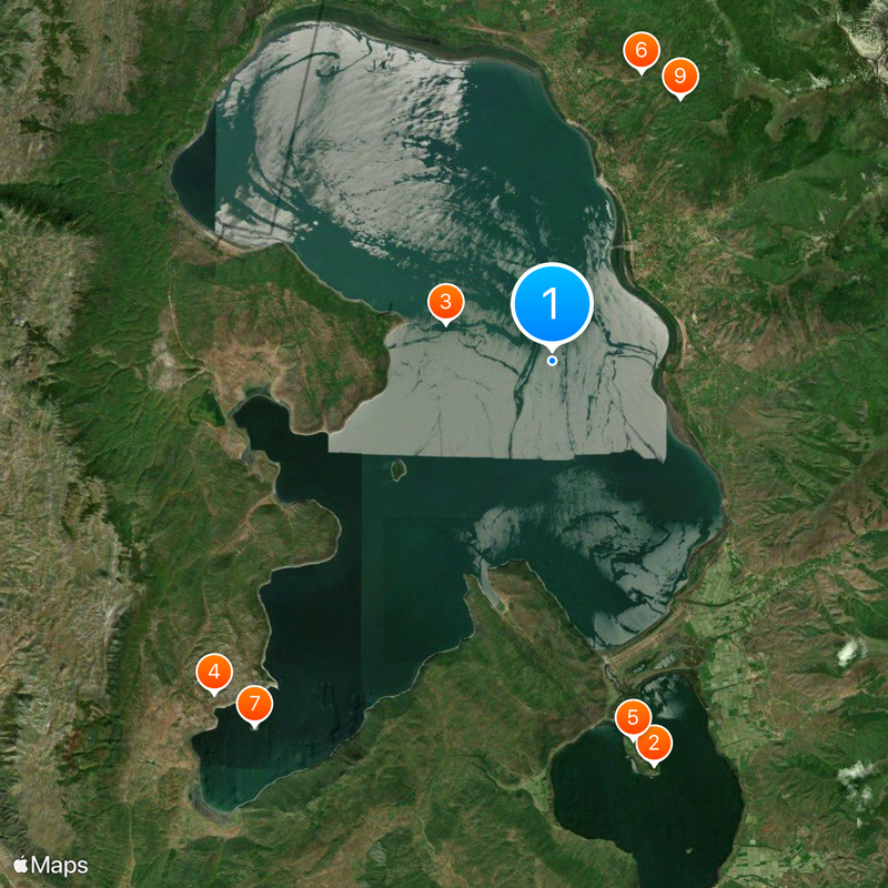 Lake Prespa Map