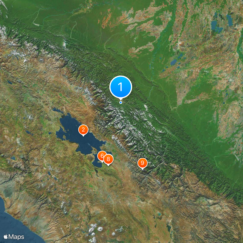 La Paz Department Map