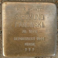 Stolperstein dedicated to Siegmund Panowski