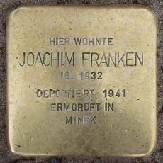 Stolperstein en memoria de Joachim Franken