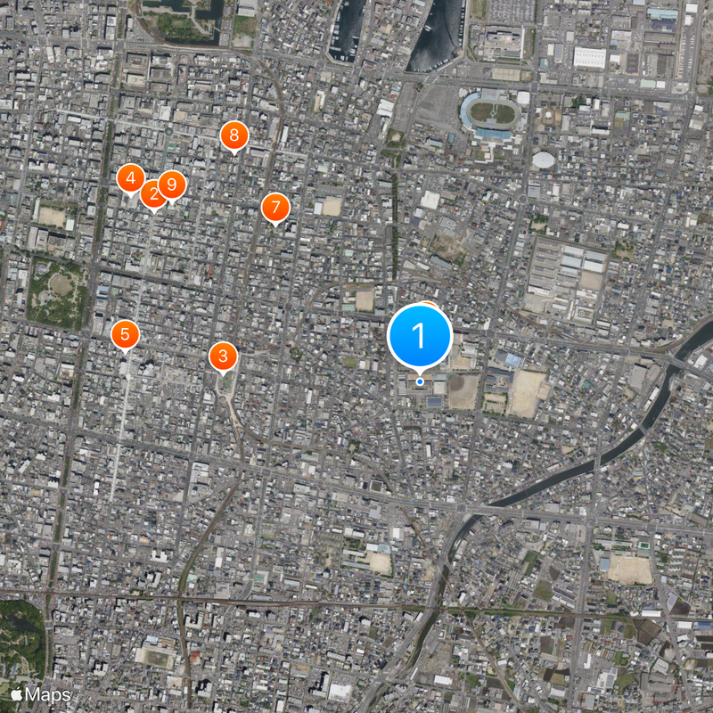 香川县立高松商业高等学校 Map