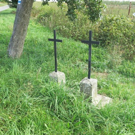 Pomník padlým ve válce 1866 v Ovocné ulici v Klášteru Hradiště nad Jizerou