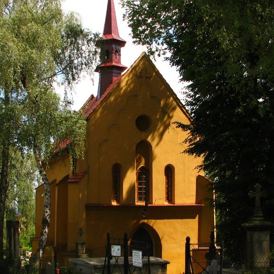 Holy Cross cemetery chapel in Lanckorona