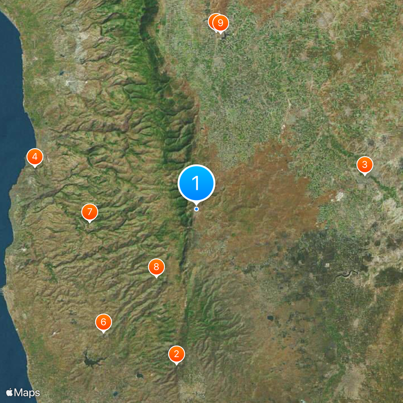 Château de Masyaf Carte