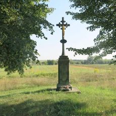 Kříž u rybníku Holaňák v Lysé nad Labem
