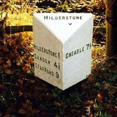 Milepost, S of Bird Grove