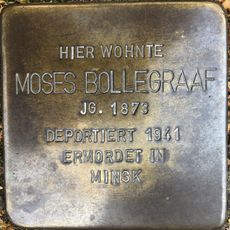 Stolperstein dedicated to Moses Bollegraaf