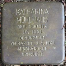 Stolperstein en memoria de Katharina Mühlhaus