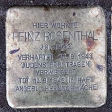 Stolperstein em memória de Heinz Rosenthal