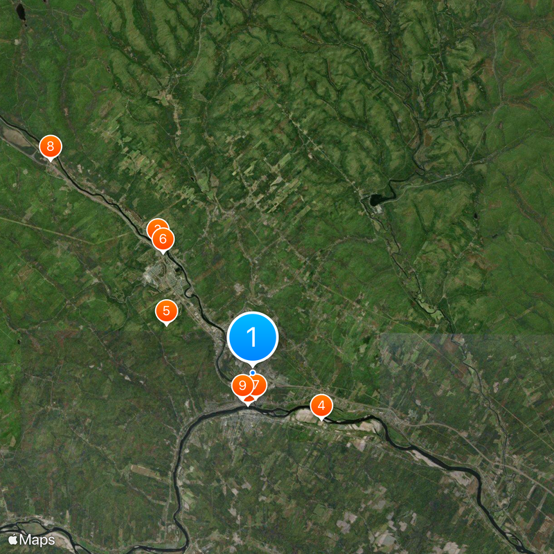 Edmundston Map
