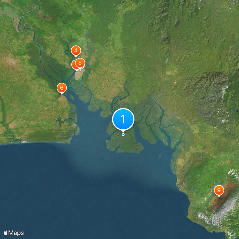 Bakassi Map