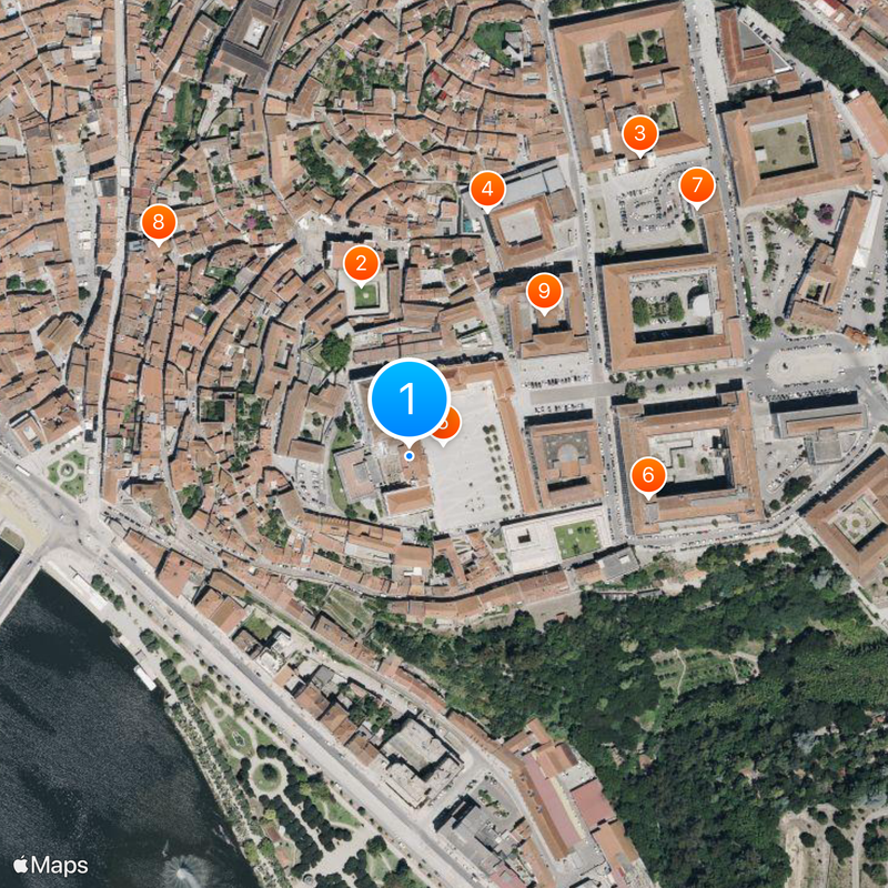 University of Coimbra Map