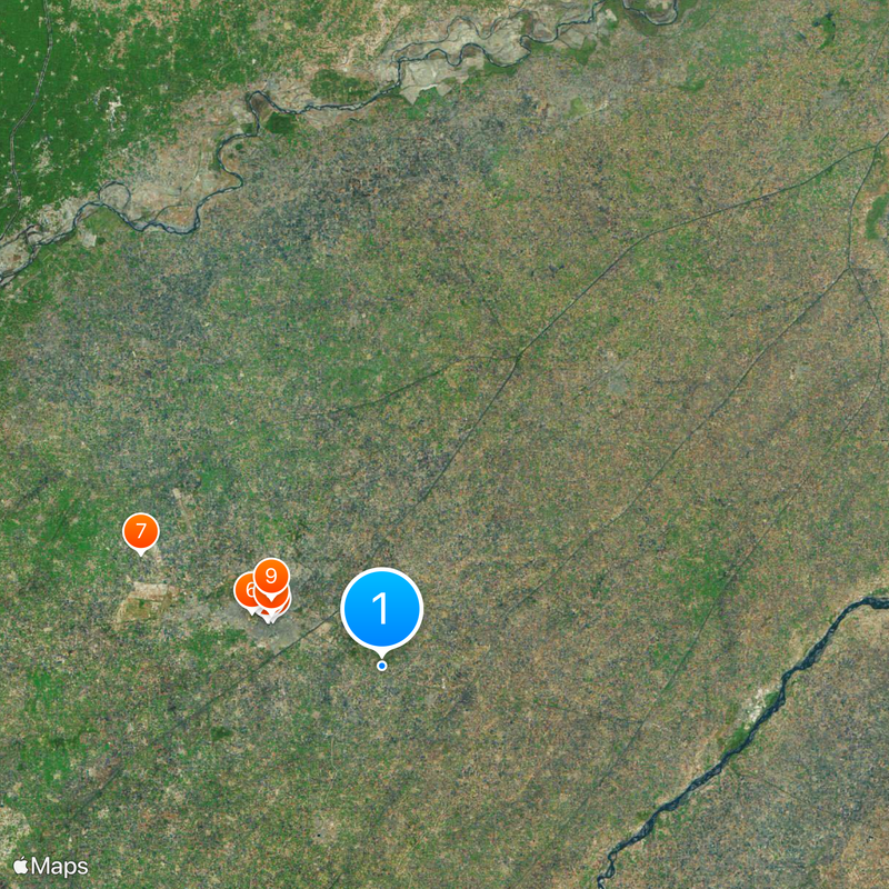 Distretto di Amritsar Mappa