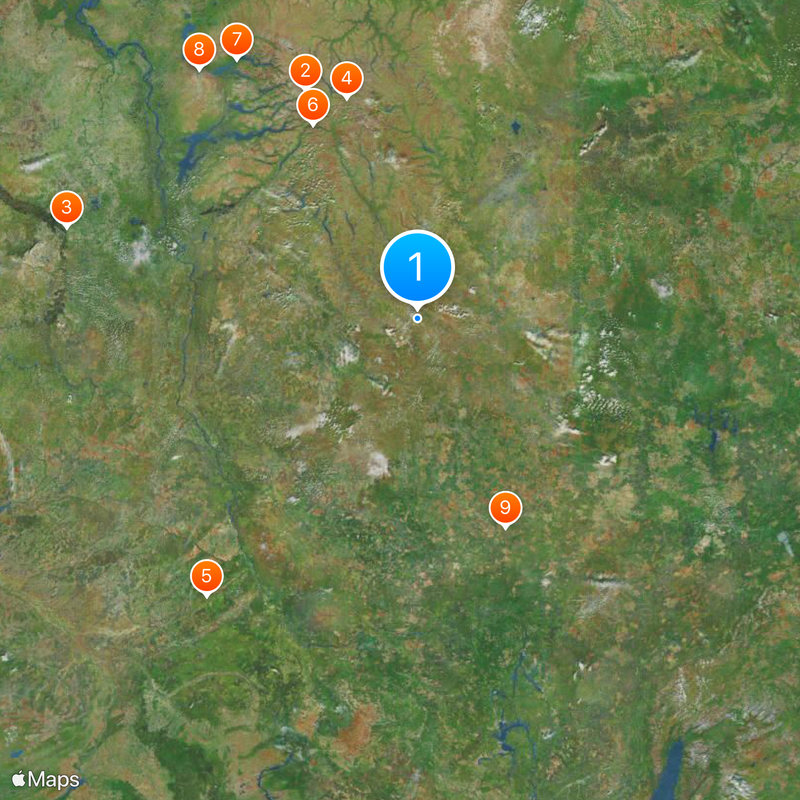 Evenkiysky District Map